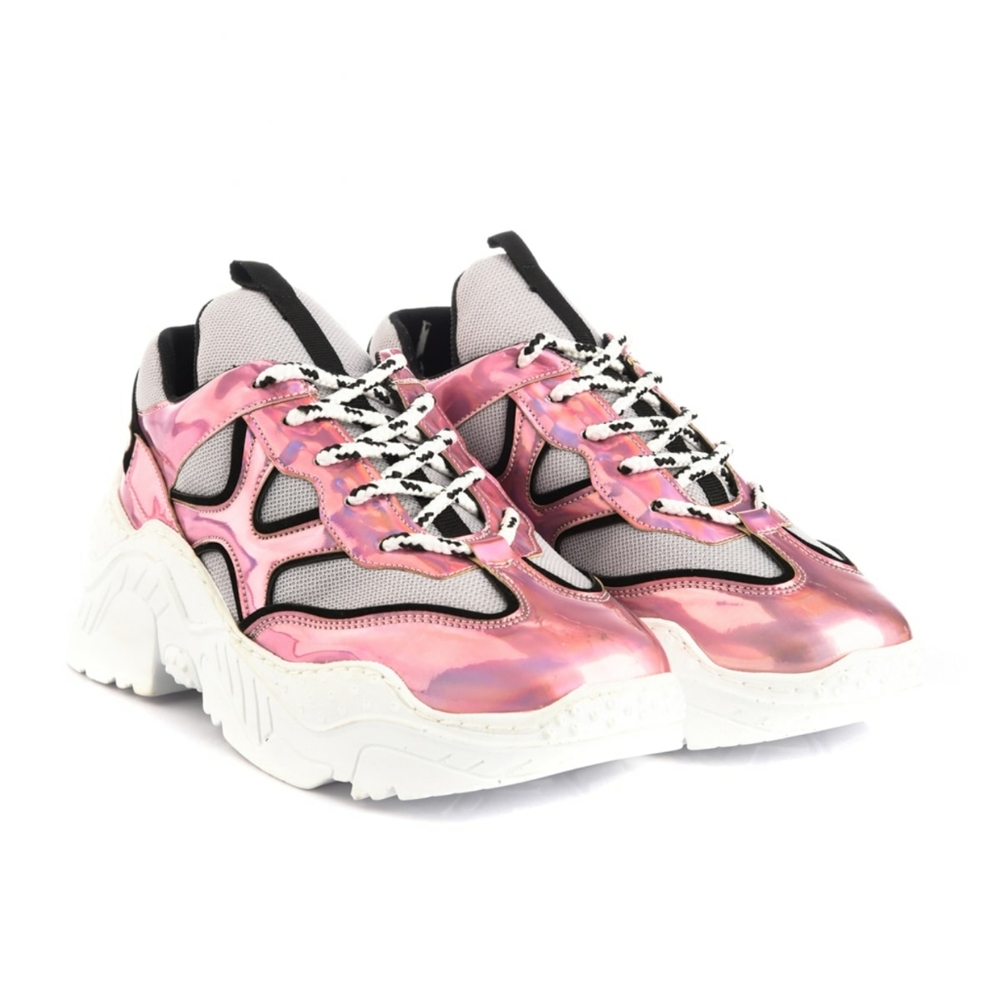 Pink neon women sneaker - Picture 2 of 6